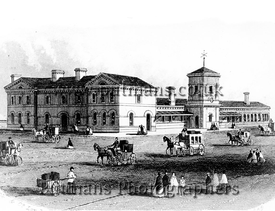 Ref 035 Engraving - The Railway Station