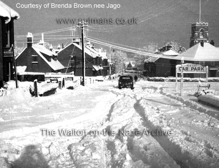 Ref 1742 Church Road under snow 1963
