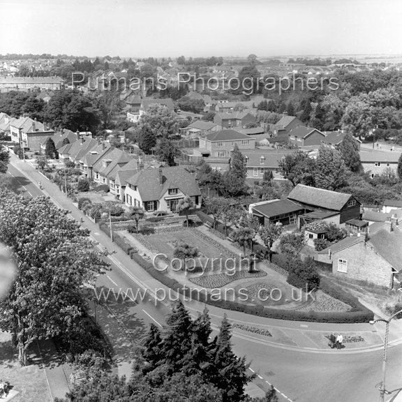 Ref 2689 View from church tower  July 1976