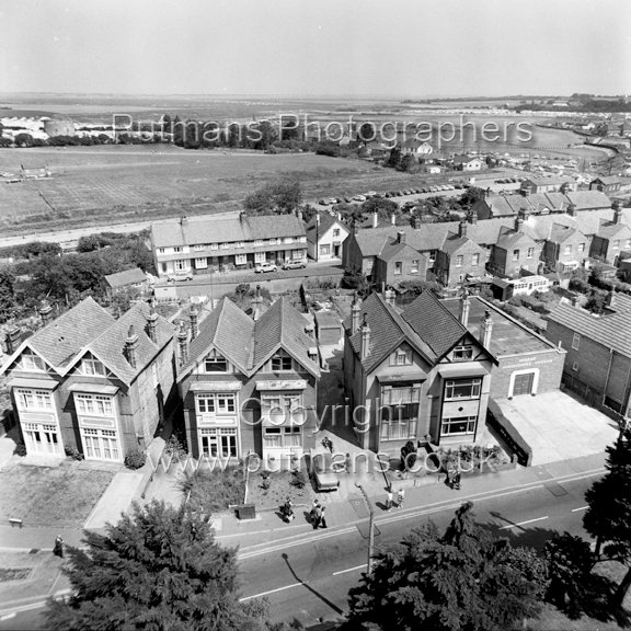 Ref 2690 View from church tower towards the river July 1976