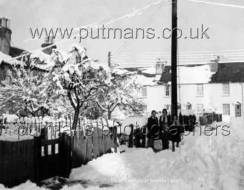 Alfred Terrace under snow 1958