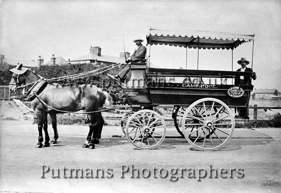 Ref 111 Horse drawn bus - 'Sudbury' Mills driving