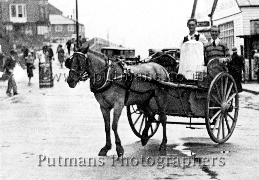 Ref 1417 Baker's Milk Cart - Cyril Dawson & Mr Baker