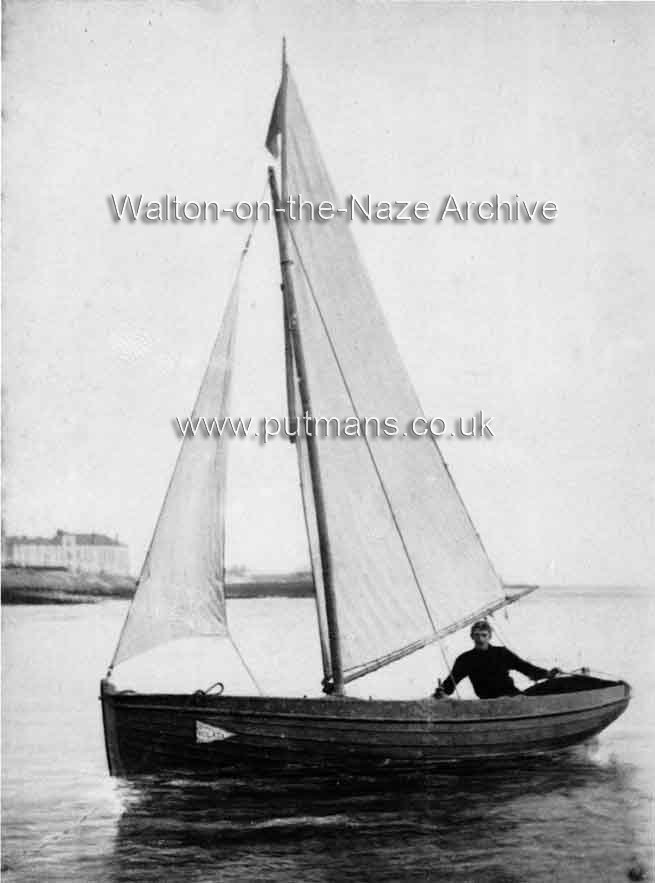 Ref 1777 The yacht 'Volata' 1890 manned by Arthur Polley