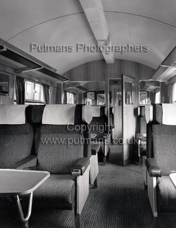 Ref 2315 Open First Class Carriage for new electrified Walton to Liverpool St. line 1962